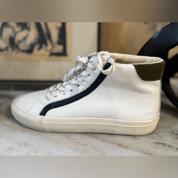 Madewell sidewalk high top sneakers colorblock leather. Women’s size 7.5 - Picture 11 of 13